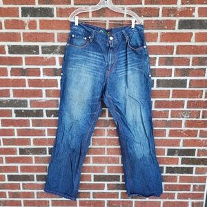 Coogi Men’s Vintage Embroidered Logo Jeans Baggy Fit 36x34